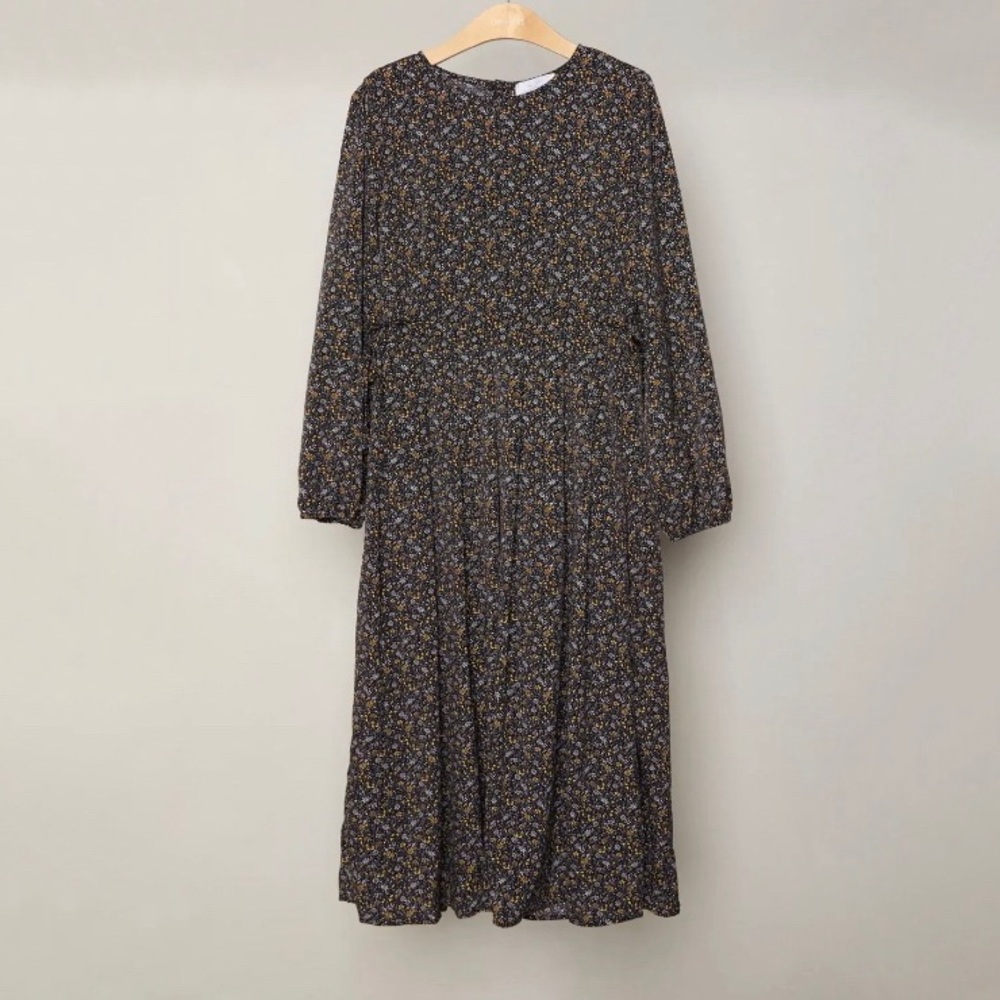 Oak + Fort Floral Dress